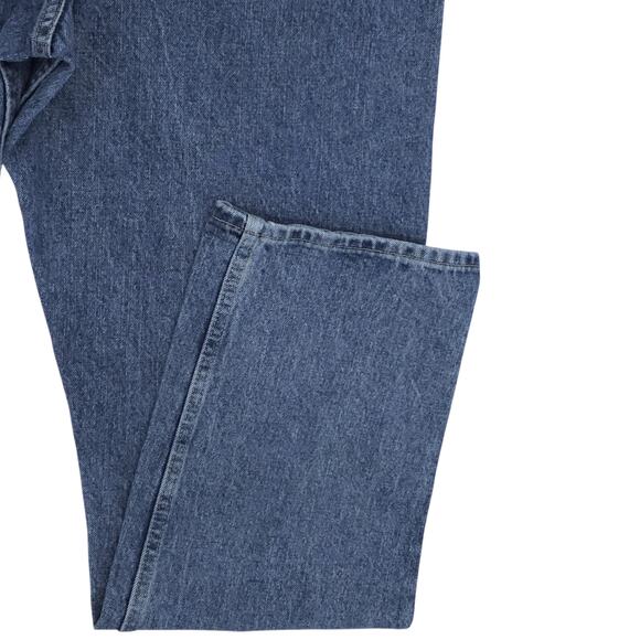 Wrangler Jeans Mens 36x34 Blue Relaxed Fit Comfort Denim Mid Wash Baggy - Picture 12 of 12